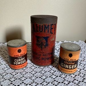 Vintage Tins - Set of 3